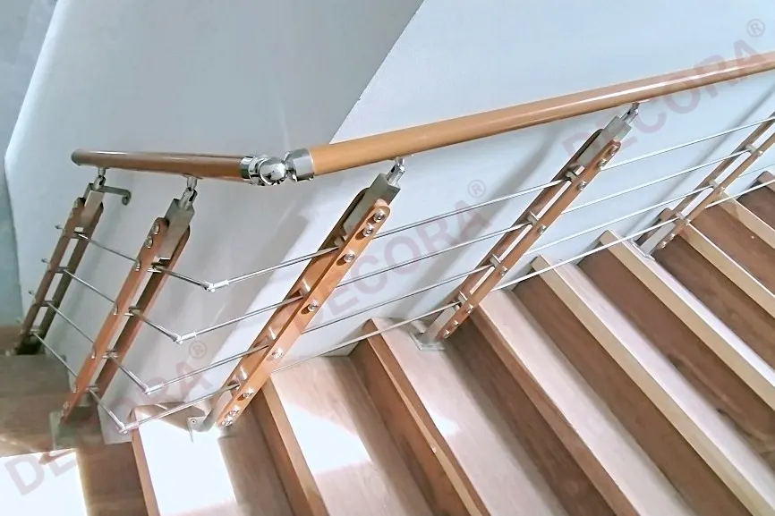 ผลงานการติดตั้งราวบันได ราวระเบียง ราวกันตก BL-517 บ้านคุณสุนทร By DECORA