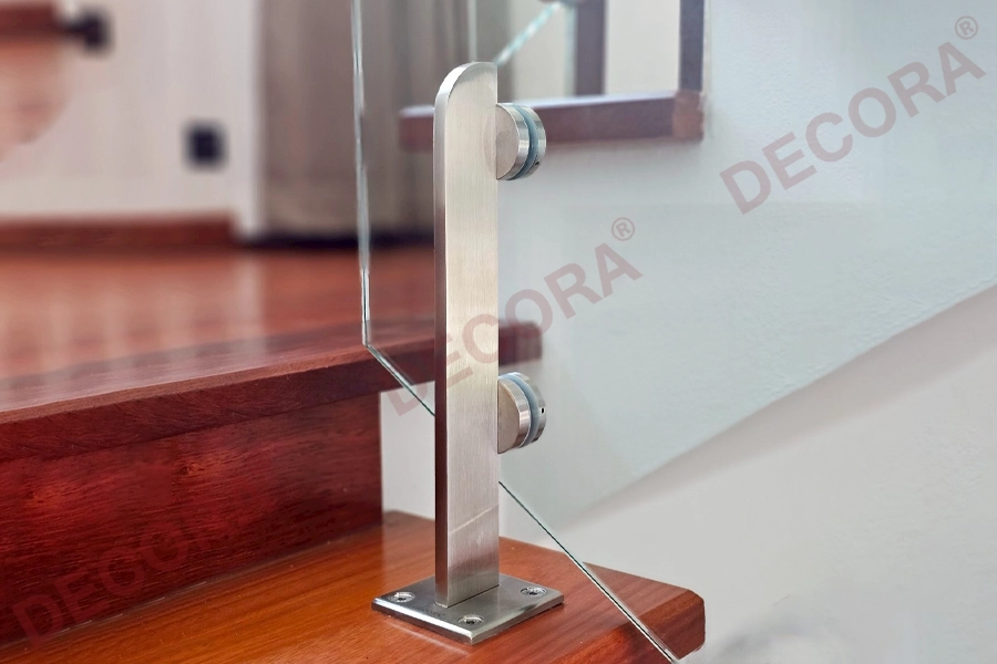 DECORA Luxury glass stair railing and balcony railing GL-04