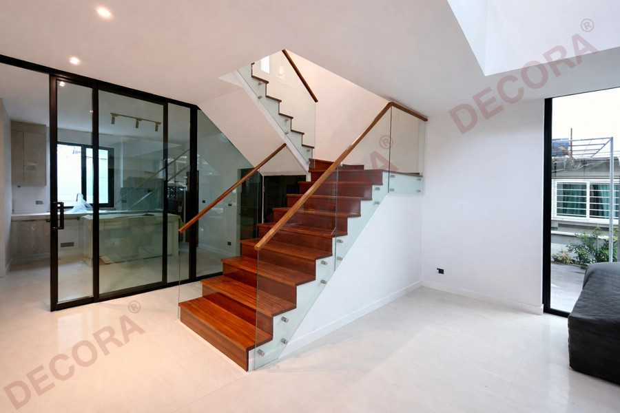 DECORA modern glass railing GL-01