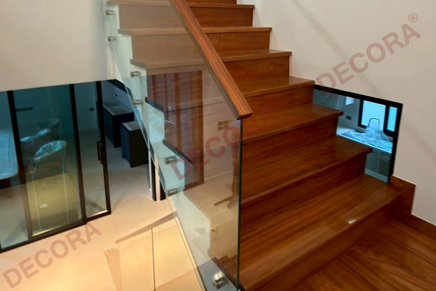 DECORA modern glass railing GL-01