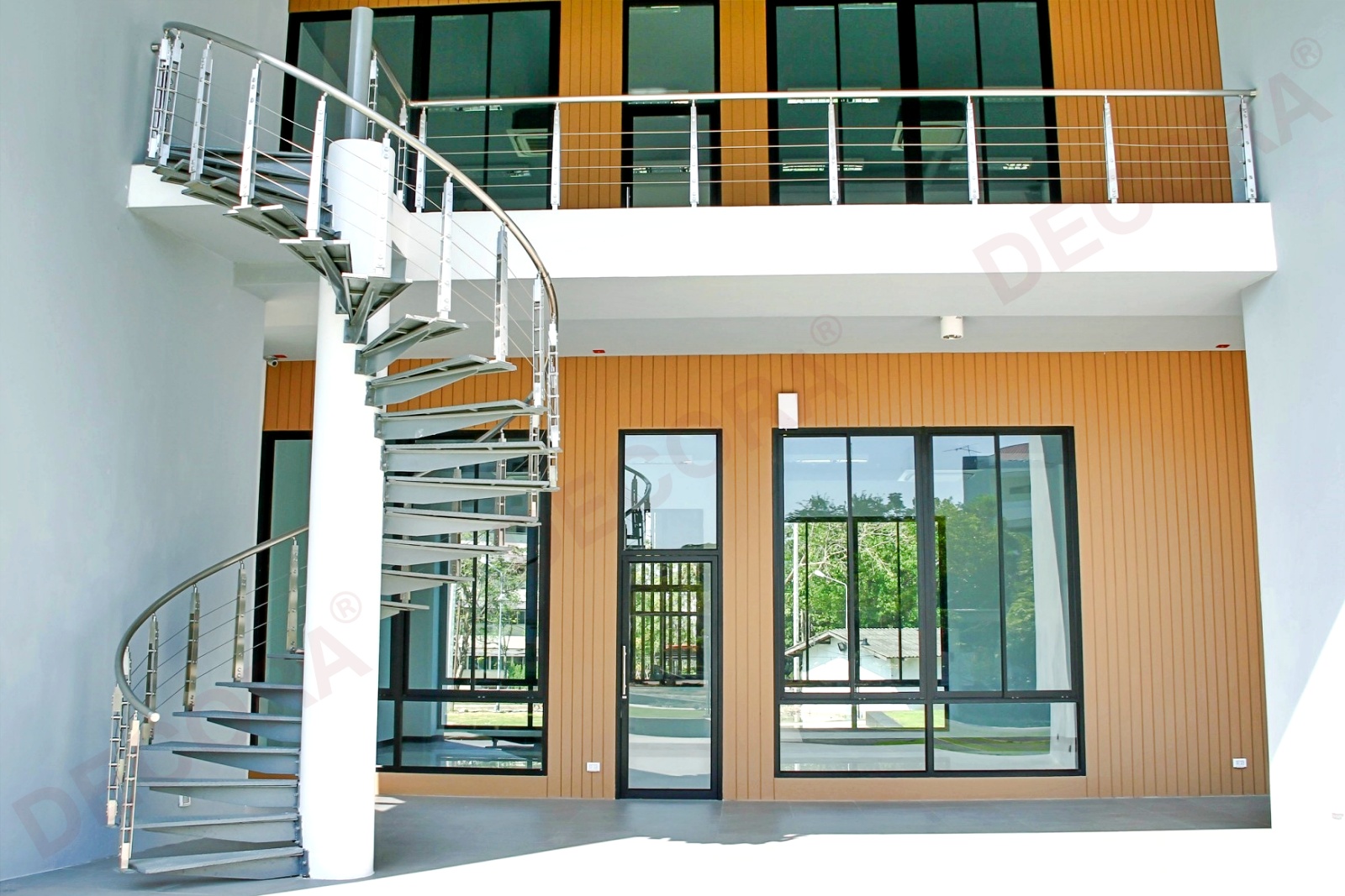 ผลงานราวบันได ราวกันตก ราวระเบียง BL-603 มศว องครักษ์ By DECORA