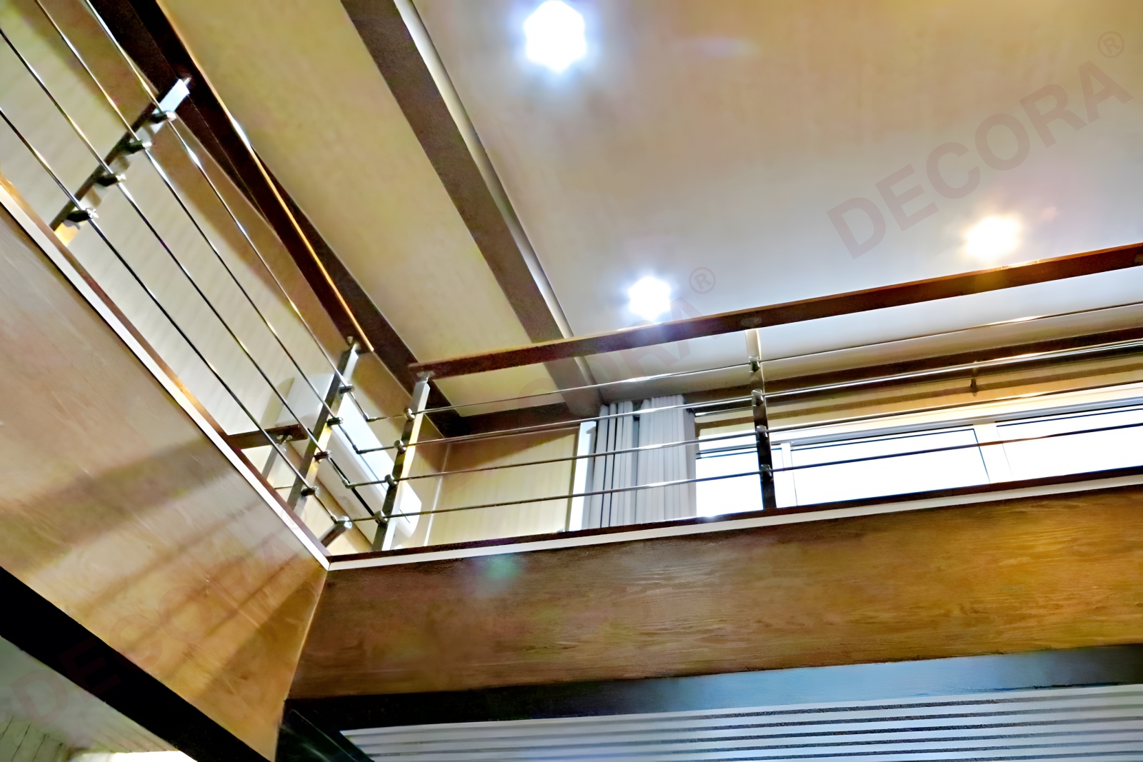 ผลงานราวบันได ราวกันตก ราวระเบียง BL-611 ลูกค้าหมู่บ้านสีวลี 2 By DECORA