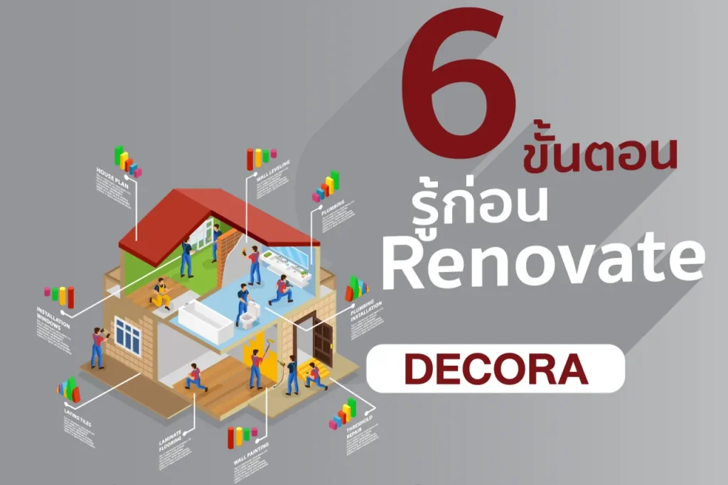 6 ขั้นตอน รู้ก่อนรีโนเวท