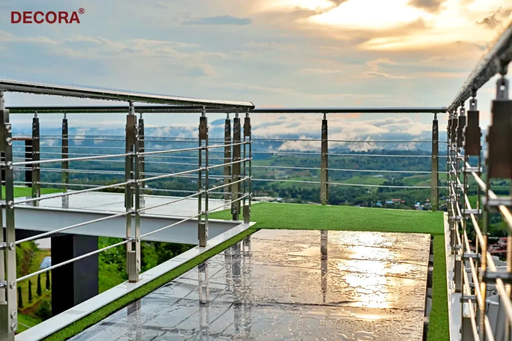 ราวระเบียง ราวกันตกสเตนเลส